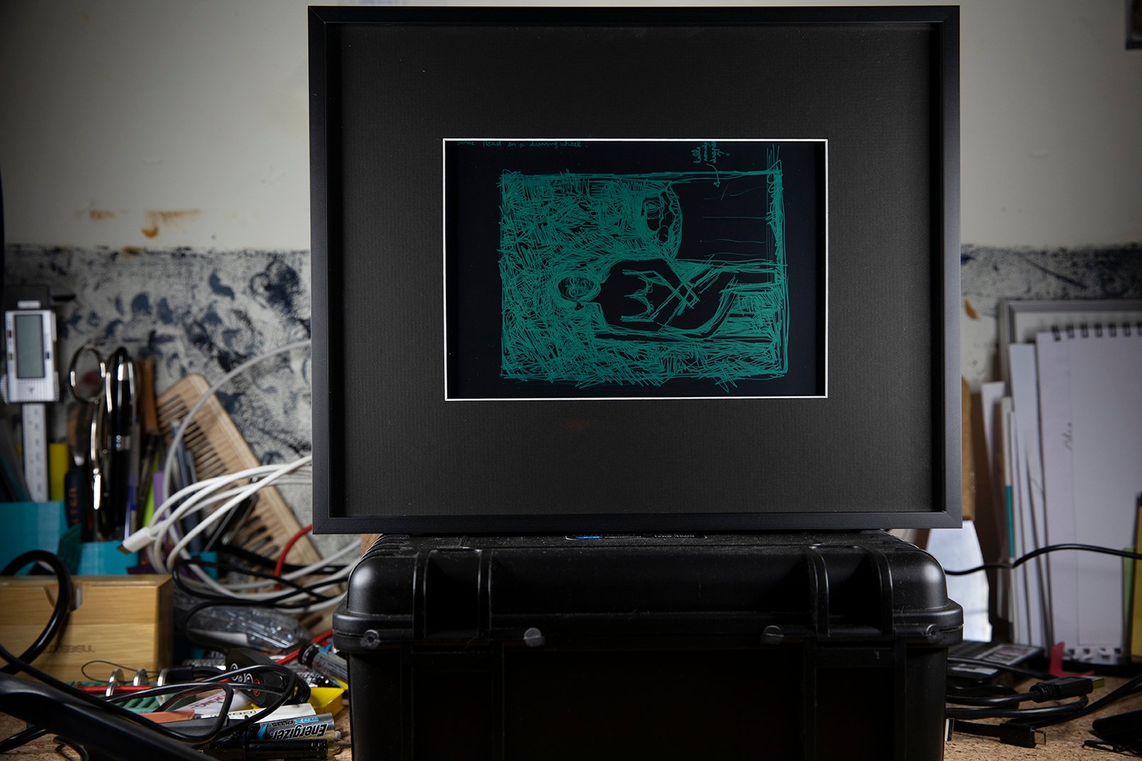Clémence Martin, Sans Titre 2, 2019, tablette LCD 9″