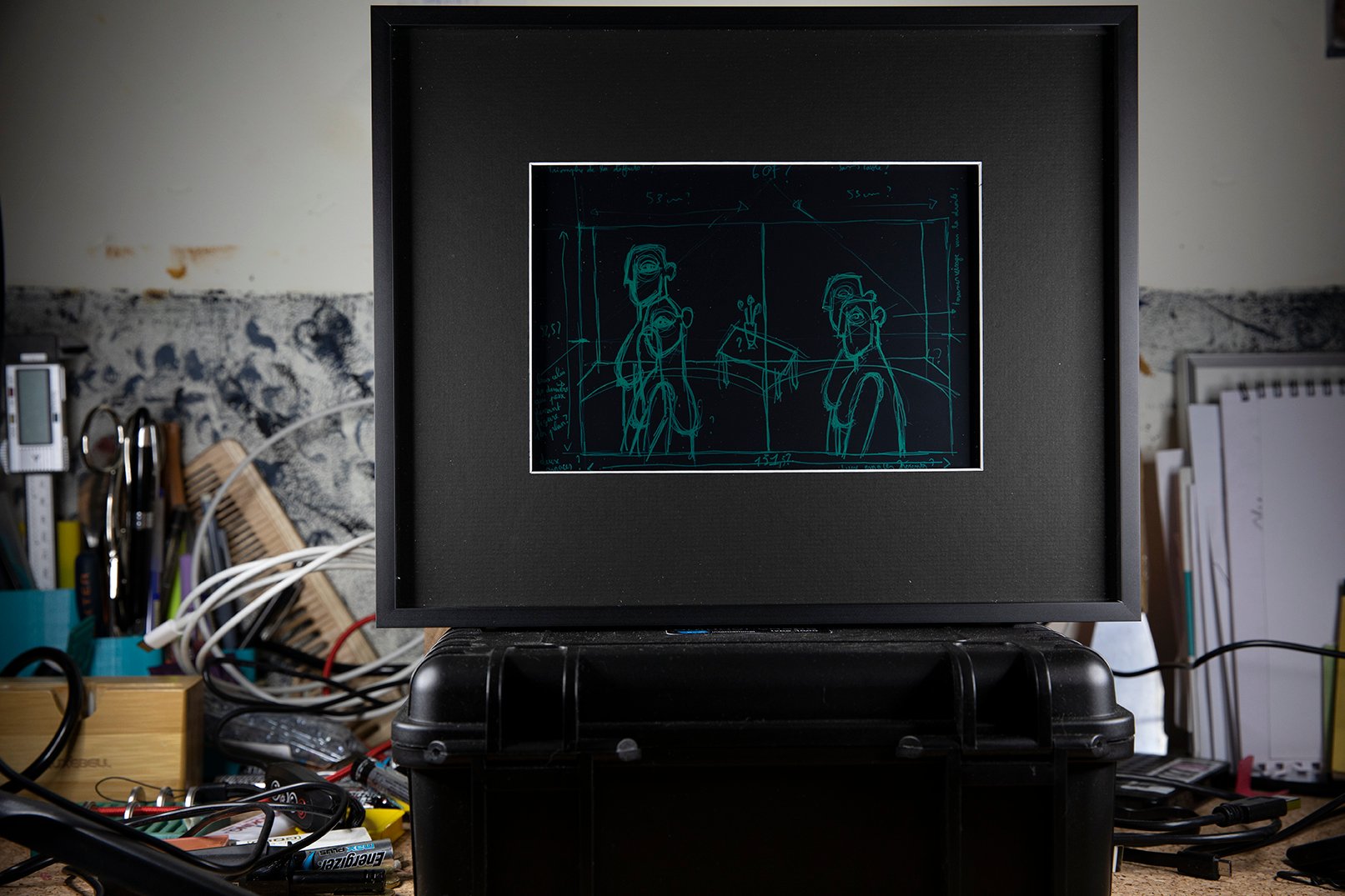 Clémence Martin, Triomphe de la défaite, 2019, tablette LCD 9″
