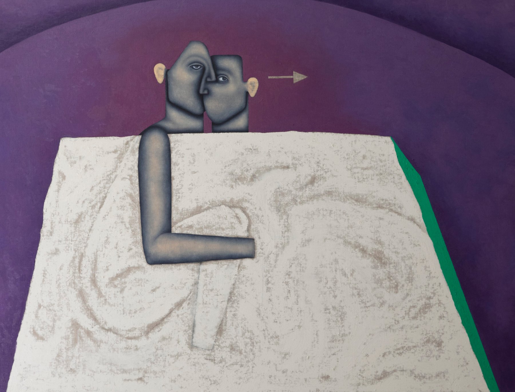 Clémence Martin, Sans titre, 2020, huile sur toile