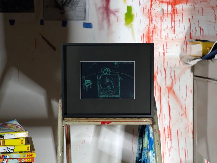 Clémence Martin, Figure in bed, 2019, tablette LCD 9″
