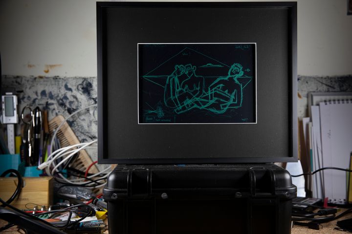 Clémence Martin, Sans Titre 3, 2019, tablette LCD 9″